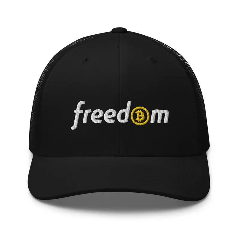 Bitcoin Freedom Trucker Cap